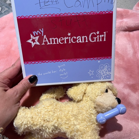 American Girl Doll Apricot Poodle Puppy - Picture 2 of 2